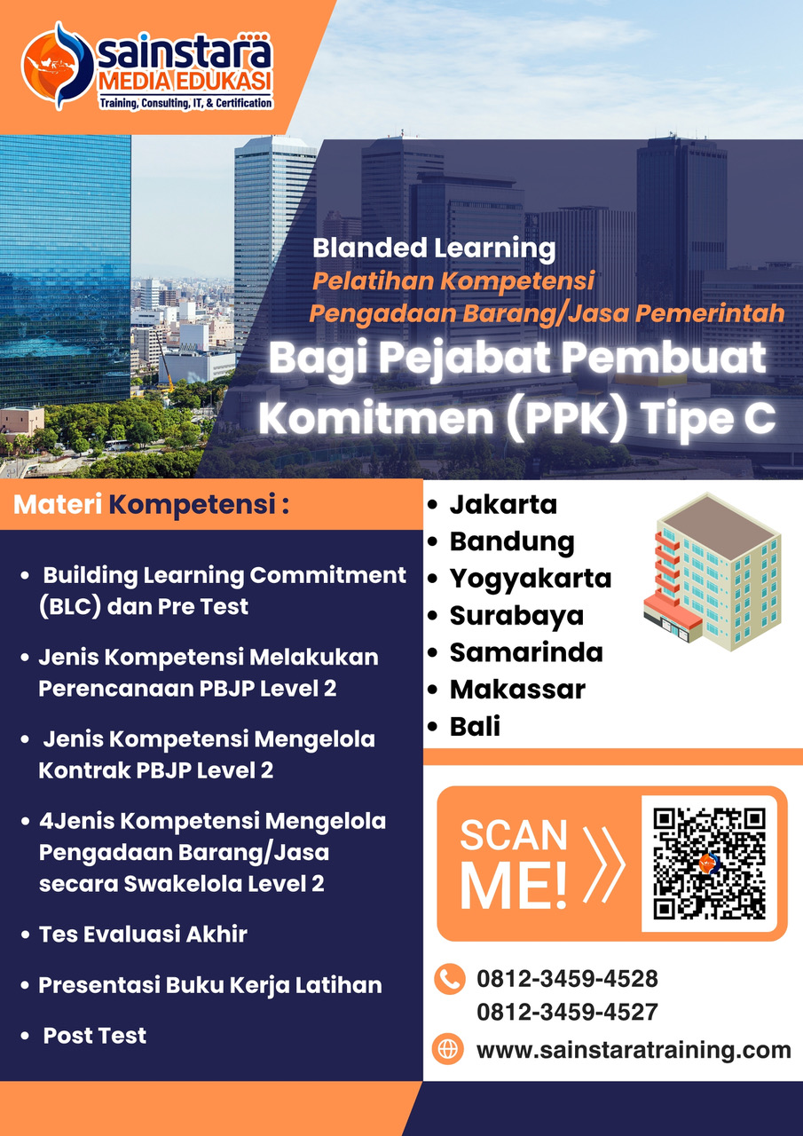 Pelatihan dan Uji Kompetensi PPK Tipe C Jadwal 2025