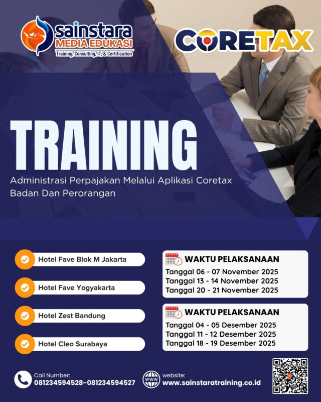 Training Coretax Terpadu : Administrasi Perpajakan Berbasis Coretax 2025 -2026