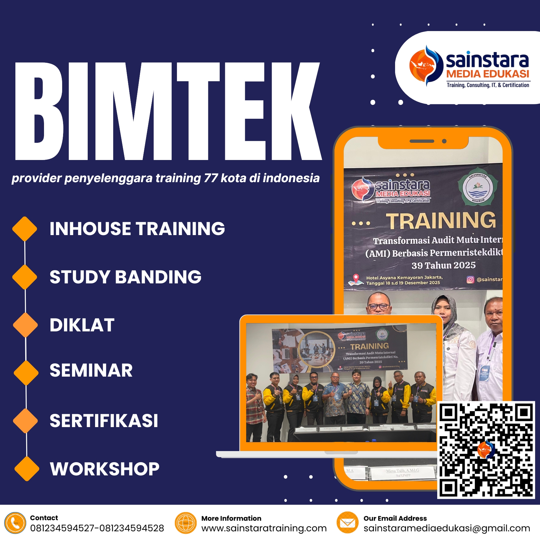 Bimtek Pelatihan AMI Perguruan Tinggi Terbaru Permendiktisaintek Nomor 39 Tahun 2025