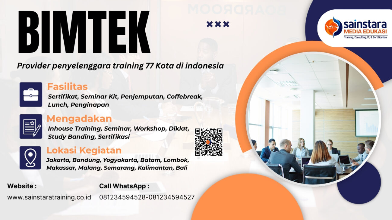 Bimtek Teknik Penyusunan Peta Proses Bisnis (Business Process Mapping) 2026–2027.
