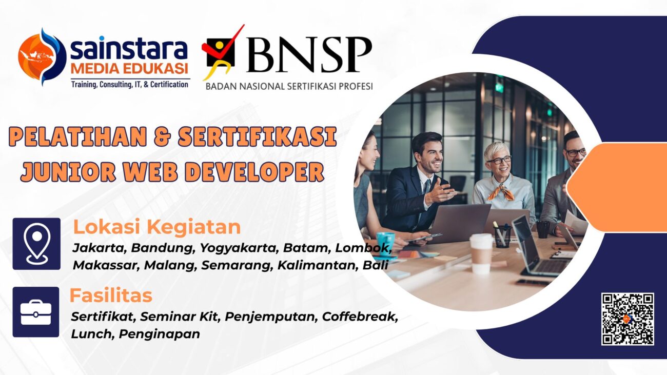 Info Pelatihan dan Sertifikasi BNSP Junior Web Developer Terbaru 2026