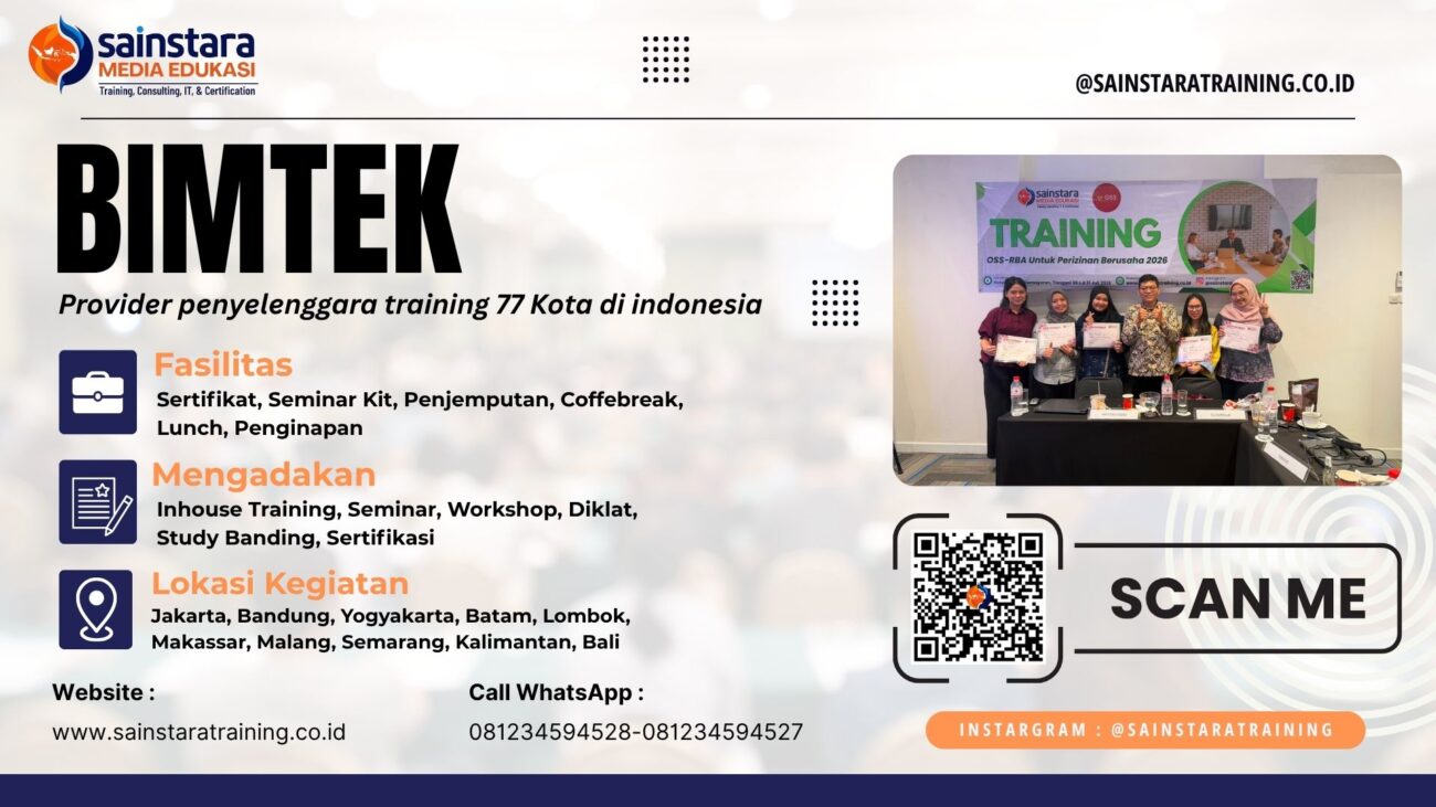 Bimtek Penggunaan Bahan Kimia Pembersih yang Aman dan Efektif 2026–2027