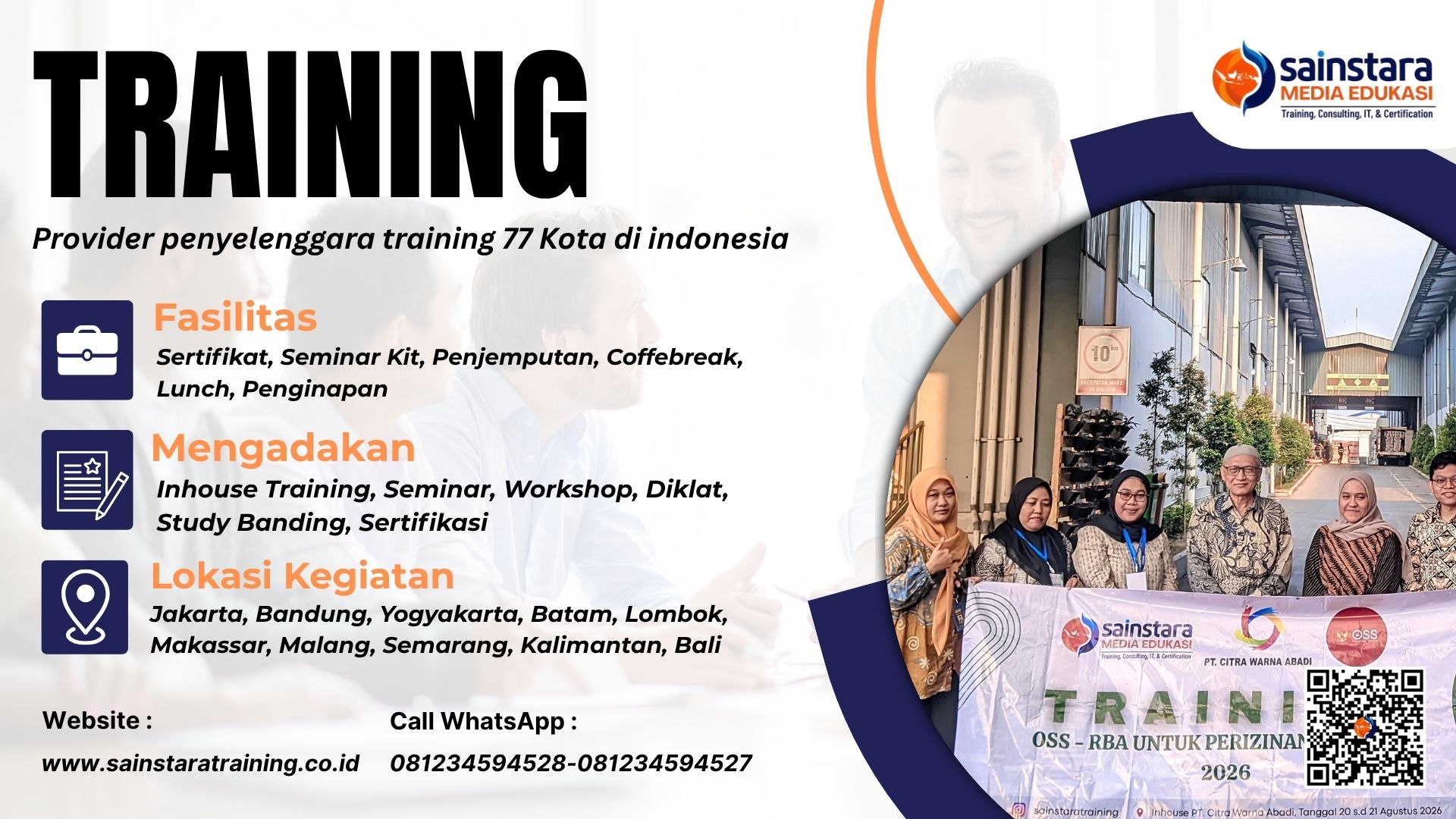 Training Pemahaman dan Penerapan Sistem Manajemen Anti Penyuapan (SMAP) Berbasis ISO 37001:2016 2026–2027